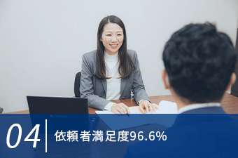 顧客満足度96.6％